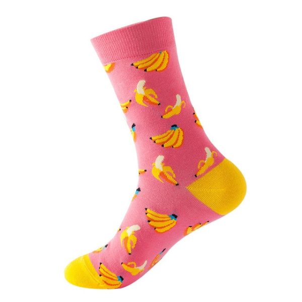 1Pair/3 Pairs/5 Pairs/10 Pairs Combed Cotton Fashion Patterns Socks for Men/Women Collection Random Colour - Image 44