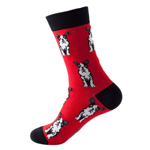 1Pair/3 Pairs/5 Pairs/10 Pairs Combed Cotton Fashion Patterns Socks for Men/Women Collection Random Colour - Image 39