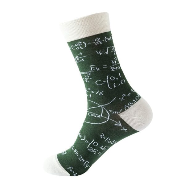 1Pair/3 Pairs/5 Pairs/10 Pairs Combed Cotton Fashion Patterns Socks for Men/Women Collection Random Colour - Image 35