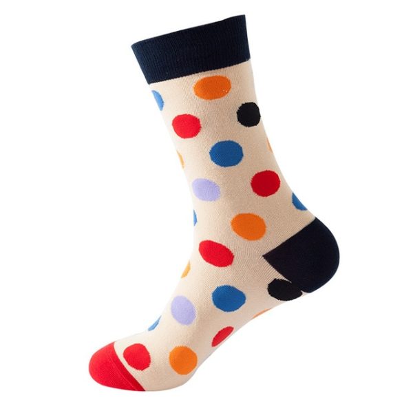 1Pair/3 Pairs/5 Pairs/10 Pairs Combed Cotton Fashion Patterns Socks for Men/Women Collection Random Colour - Image 29