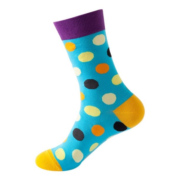 1Pair/3 Pairs/5 Pairs/10 Pairs Combed Cotton Fashion Patterns Socks for Men/Women Collection Random Colour - Image 27