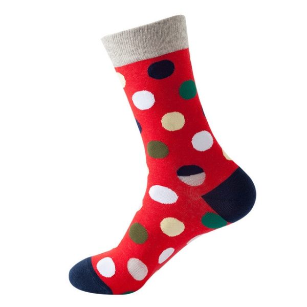 1Pair/3 Pairs/5 Pairs/10 Pairs Combed Cotton Fashion Patterns Socks for Men/Women Collection Random Colour - Image 23