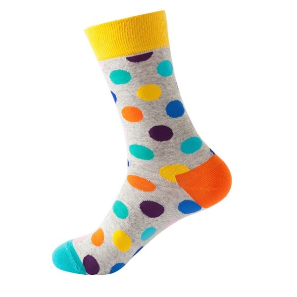 1Pair/3 Pairs/5 Pairs/10 Pairs Combed Cotton Fashion Patterns Socks for Men/Women Collection Random Colour - Image 22