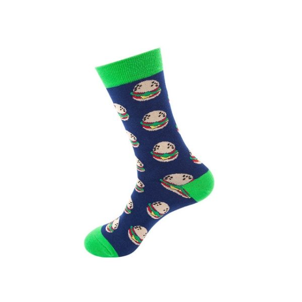 1Pair/3 Pairs/5 Pairs/10 Pairs Combed Cotton Fashion Patterns Socks for Men/Women Collection Random Colour - Image 17