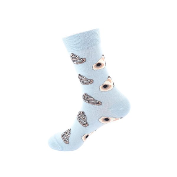 1Pair/3 Pairs/5 Pairs/10 Pairs Combed Cotton Fashion Patterns Socks for Men/Women Collection Random Colour - Image 9