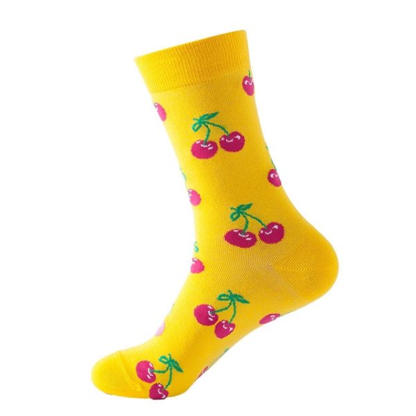 1Pair/3 Pairs/5 Pairs/10 Pairs Combed Cotton Fashion Patterns Socks for Men/Women Collection Random Colour - Image 51
