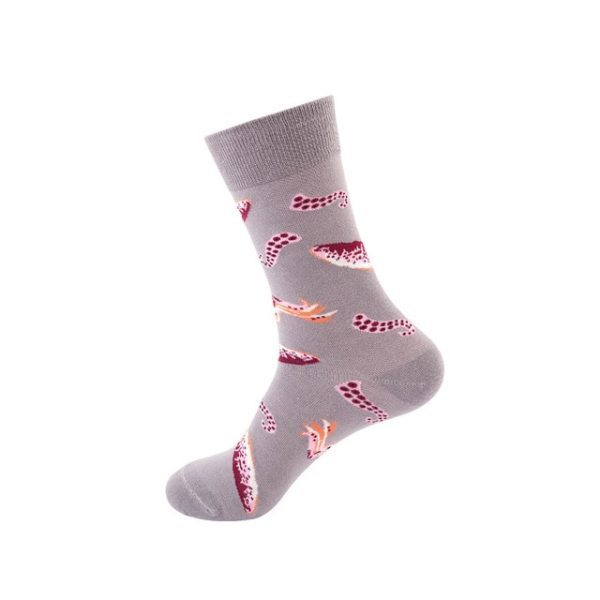 1Pair/3 Pairs/5 Pairs/10 Pairs Combed Cotton Fashion Patterns Socks for Men/Women Collection Random Colour - Image 7