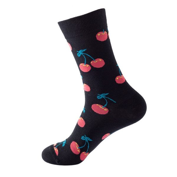 1Pair/3 Pairs/5 Pairs/10 Pairs Combed Cotton Fashion Patterns Socks for Men/Women Collection Random Colour - Image 49