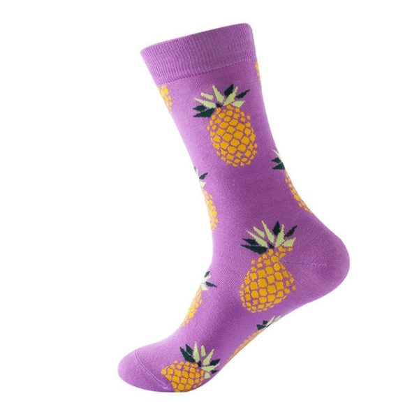 1Pair/3 Pairs/5 Pairs/10 Pairs Combed Cotton Fashion Patterns Socks for Men/Women Collection Random Colour - Image 56