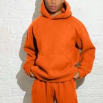 Autumn Y2k Hoodie Men Casual Unisex Streetwear Crewneck Sweatshirt Solid Color Pullover No Drawstring Hoodie Winter Clothes