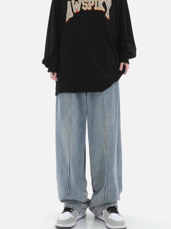2022 Winter Y2k Fashion Women Harajuku Jeans Wide Leg Punk Loose Casual Denim Cargo Pants Baggy Streetwear Long Trousers Tide - Image 4