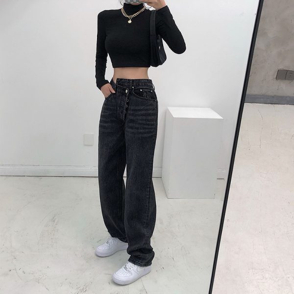 Women 2022 Summer Sexy O Neck Long Sleeve T Shirt Backless Cross Lacing Tops T-Shirt Harajuku Casual Female Tshirt Y2k Crop Top - Image 4